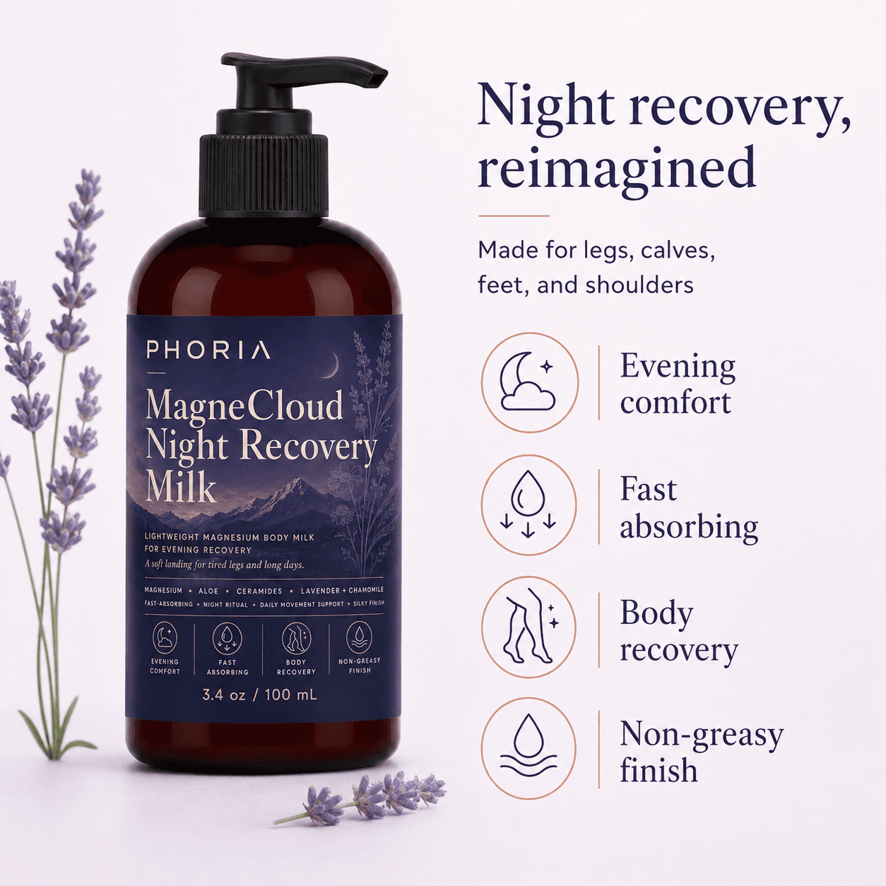 MagneCloud Night Recovery Milk